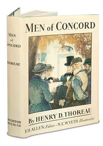 (WYETH, N. C. ) Thoreau, Henry David. Men Of Concord and some Others as Portrayed in the Journal of Henry David Thoreau.